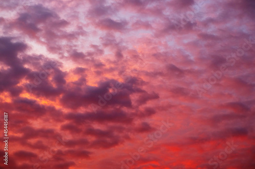 Beautiful clouds and sky in the evening © taffpixture