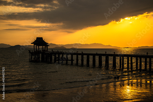 sunset at the pier © william
