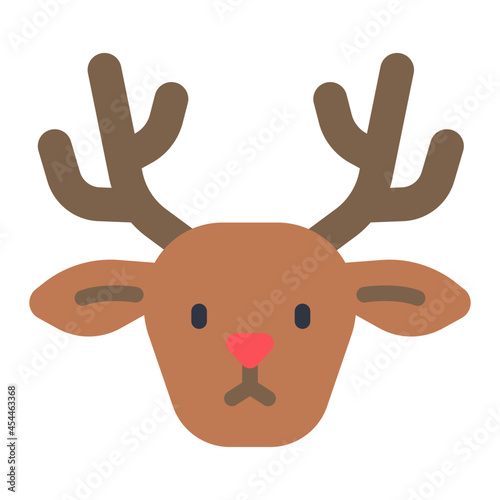 reindeer flat icon