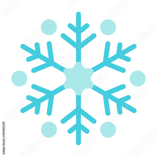 snowflake flat icon