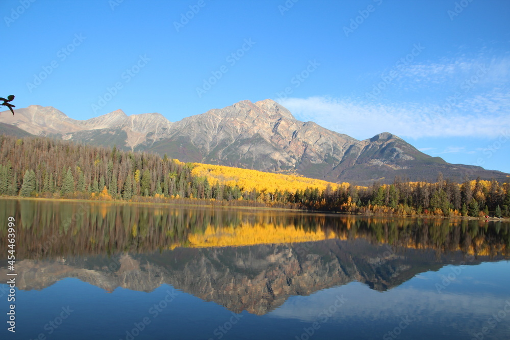 Autumn On The Lake, Jasper National Park, Alberta