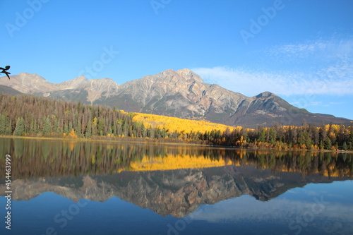 Autumn On The Lake, Jasper National Park, Alberta © Michael Mamoon