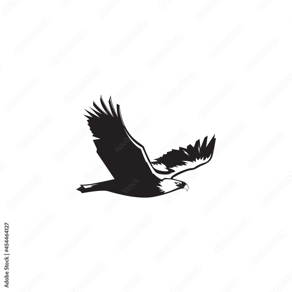 Obraz premium FLYING EAGLE LOGO VECTOR SYMBOL ILUSTRATION LOGO DESIGN