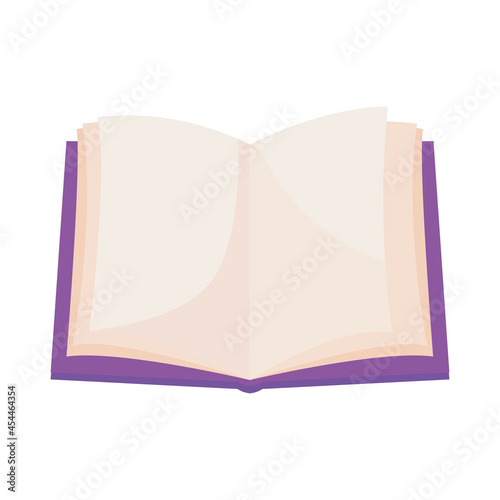 open purple book
