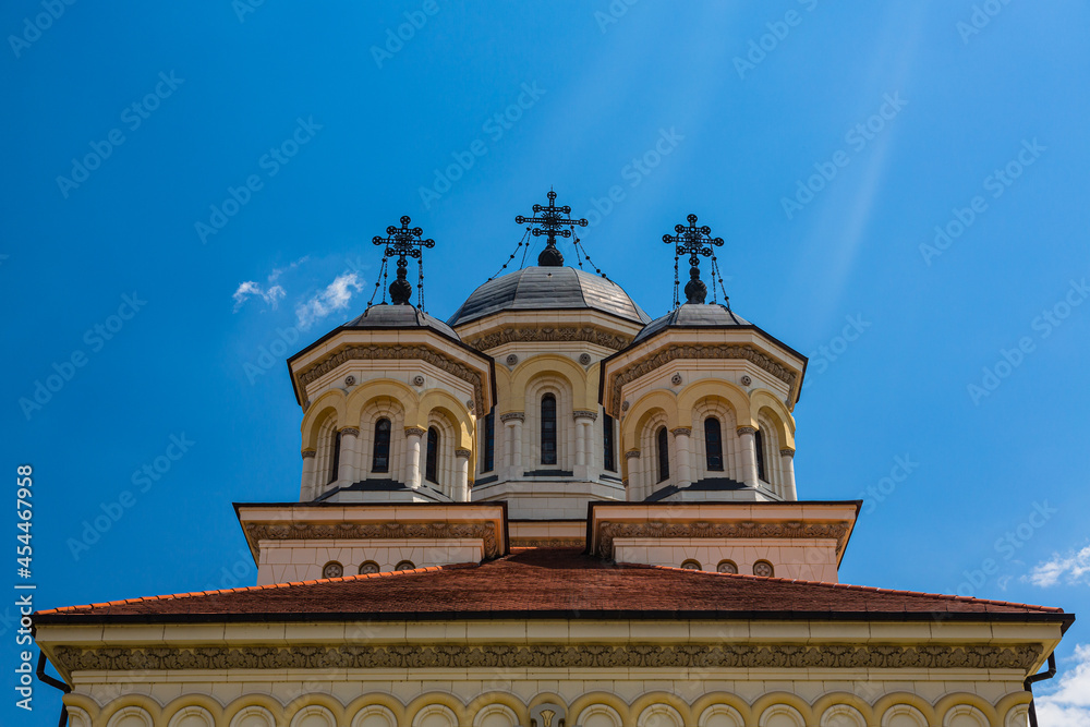 ルーマニア　トランシルヴァニア地方にある要塞都市アルバ・ユリアの要塞内のルーマニア正教会聖堂