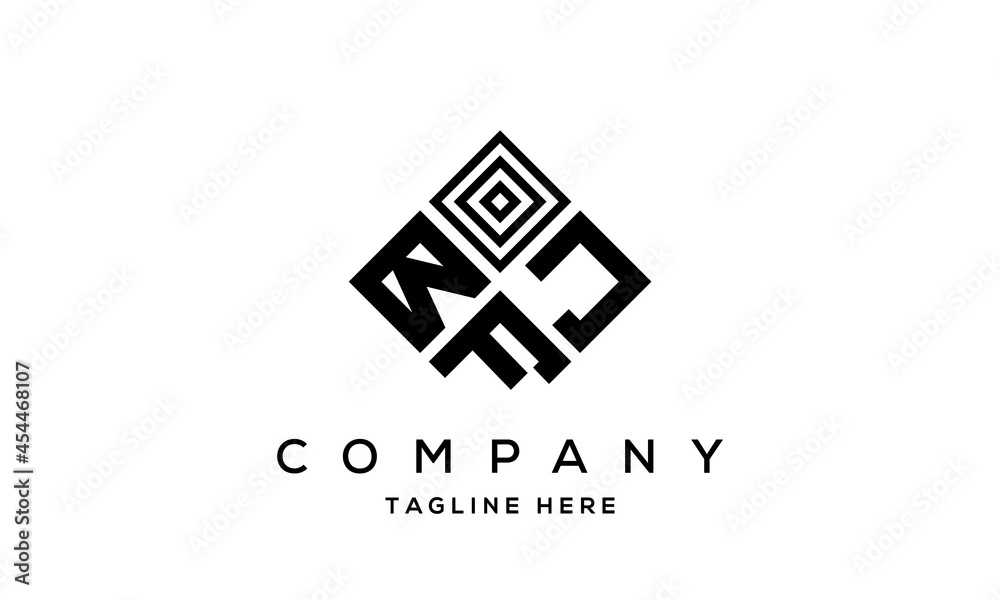BJF square three latter logo vector BJF square three latter logo vector
