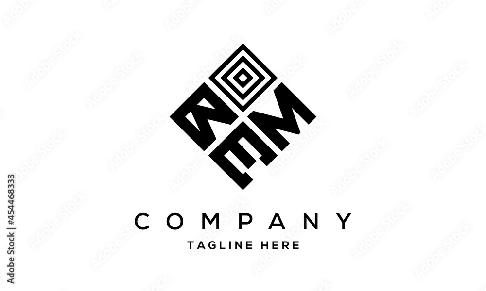BME square three latter logo vector BME square three latter logo vector