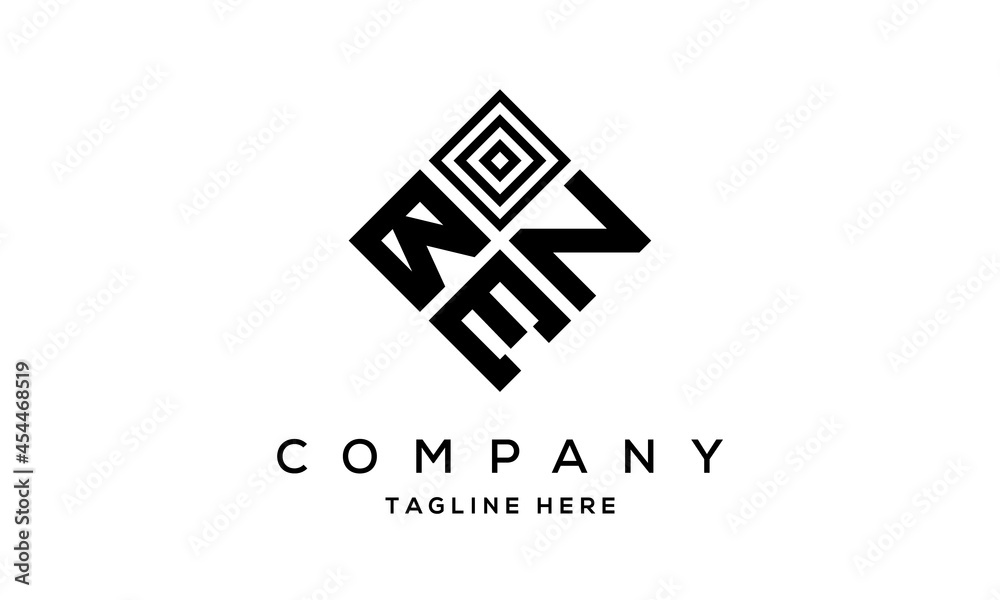 BNE square three latter logo vector BNE square three latter logo vector