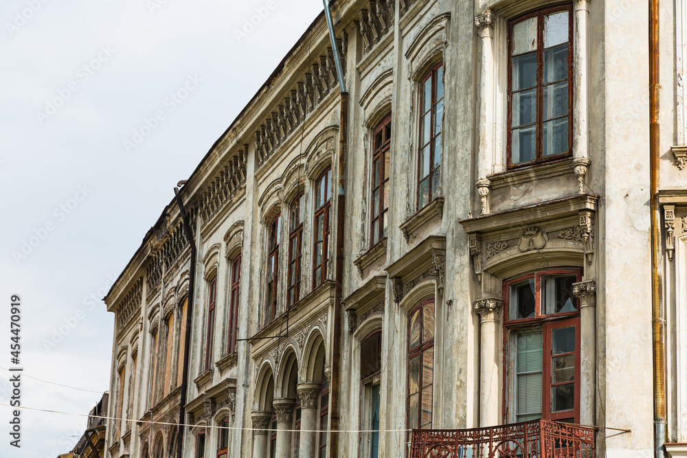 ルーマニア　ブカレストの旧市街の街並み