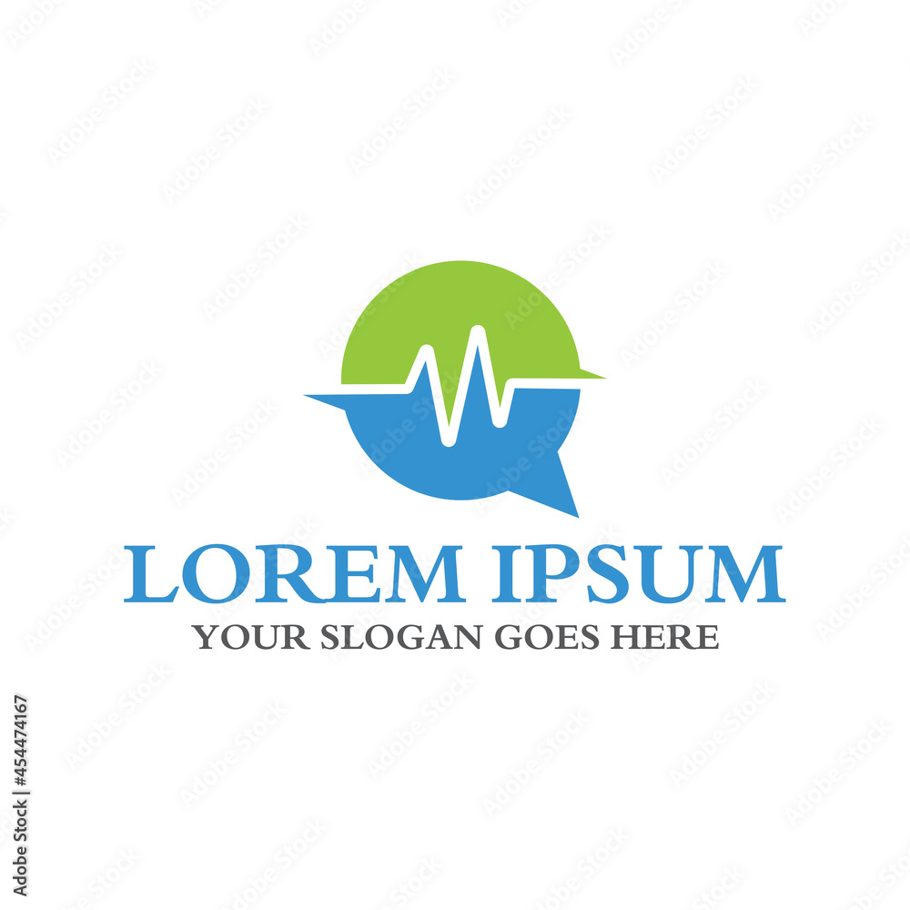 Fototapeta premium consult doctor logo , medical logo