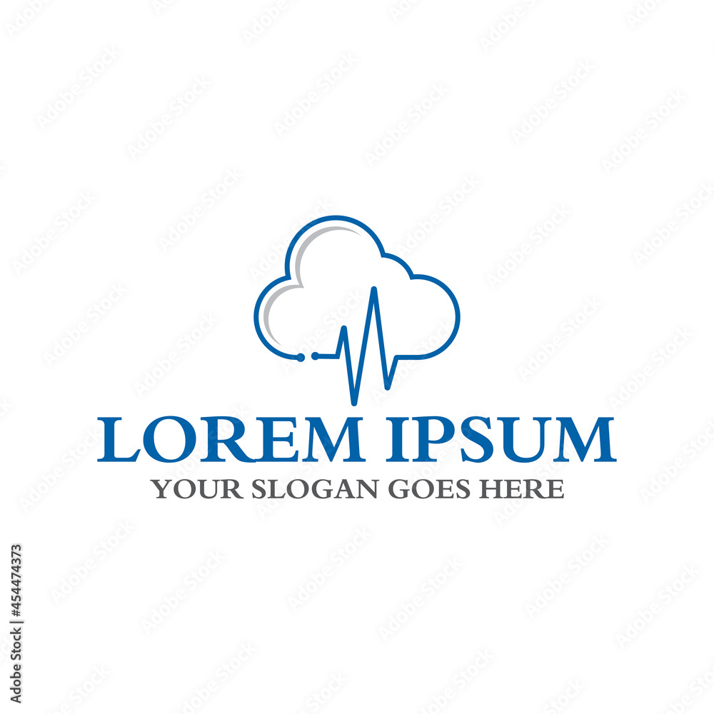 cloud medical logo , medical logo cloud medical logo , medical logo