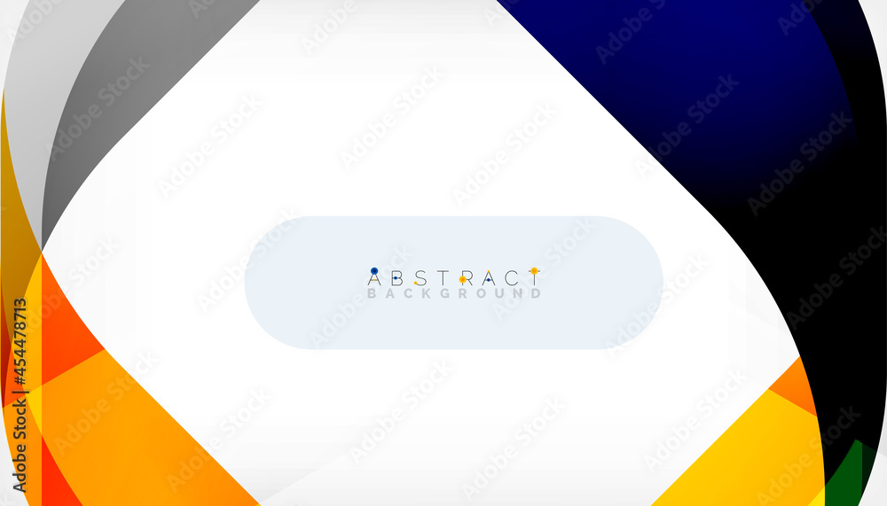 Abstract square shape with overlapping waves, minimal geometric background. Vector Illustration For Wallpaper, Banner, Background, Landing Page Abstract square shape with overlapping waves, minimal geometric background. Vector Illustration For Wallpaper, Banner, Background, Landing Page