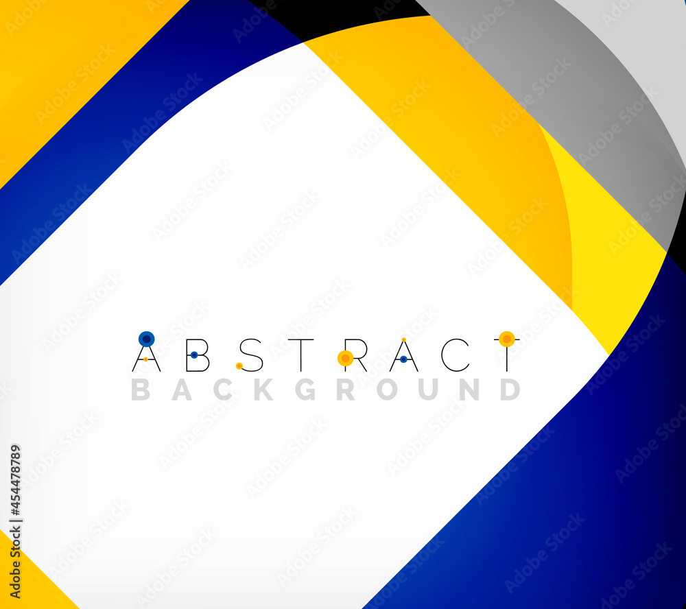 Abstract square shape with overlapping waves, minimal geometric background. Vector Illustration For Wallpaper, Banner, Background, Landing Page Abstract square shape with overlapping waves, minimal geometric background. Vector Illustration For Wallpaper, Banner, Background, Landing Page