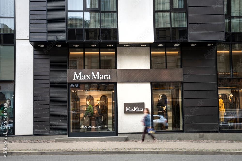 Max Mara brand store in Riga, Latvia Stock Photo | Adobe Stock