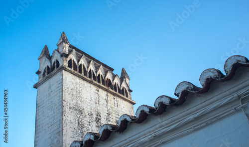 Traditional architecture close to Portugal border. La Codosera district, Extremadura, Spain photo