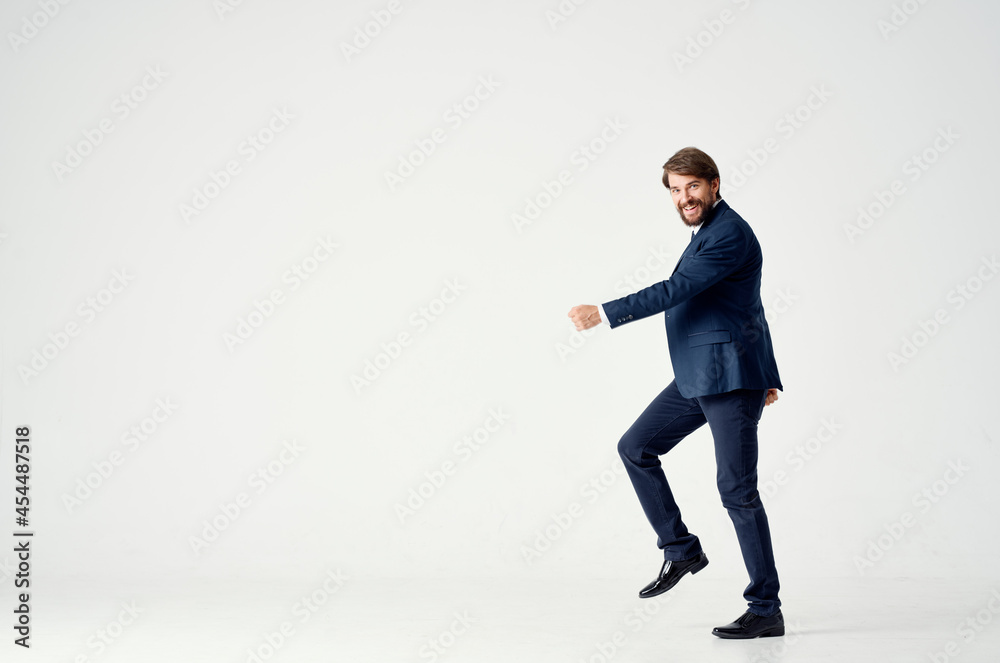 businessmen emotions successful office Studio businessmen emotions successful office Studio