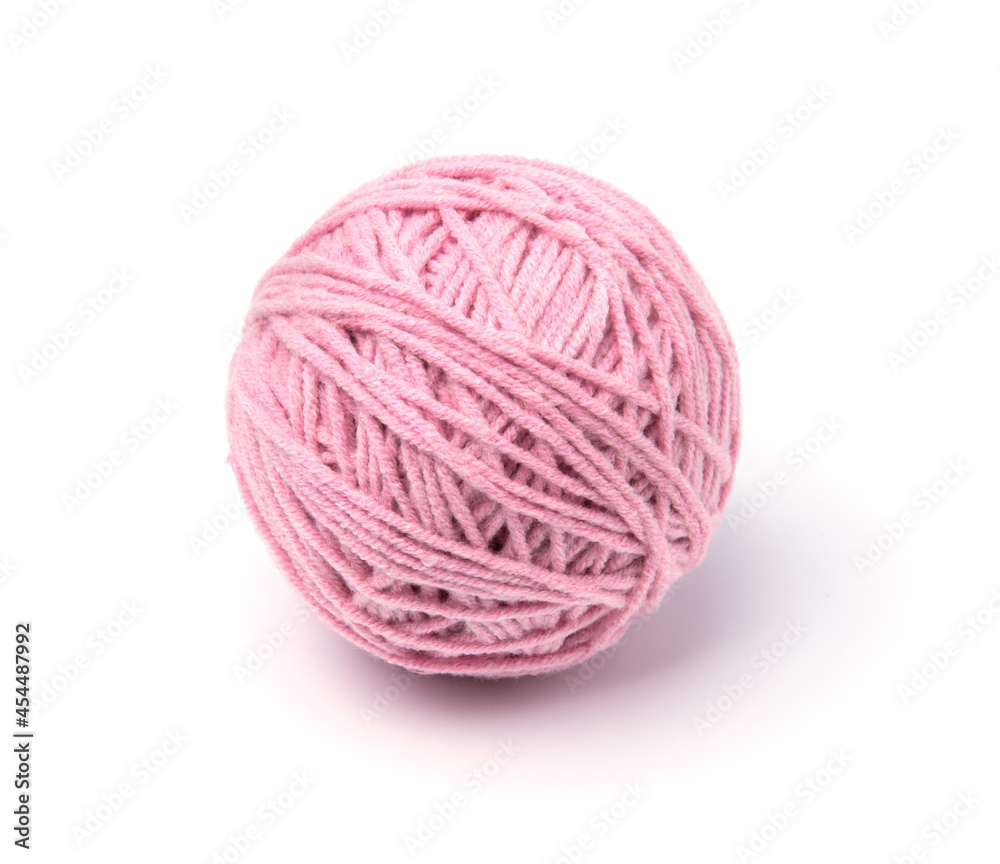 ball of yarn on white background ball of yarn on white background