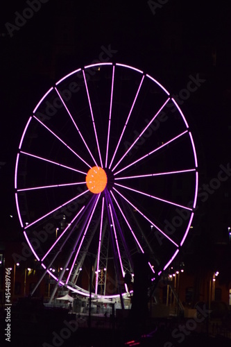 ferris wheel at night