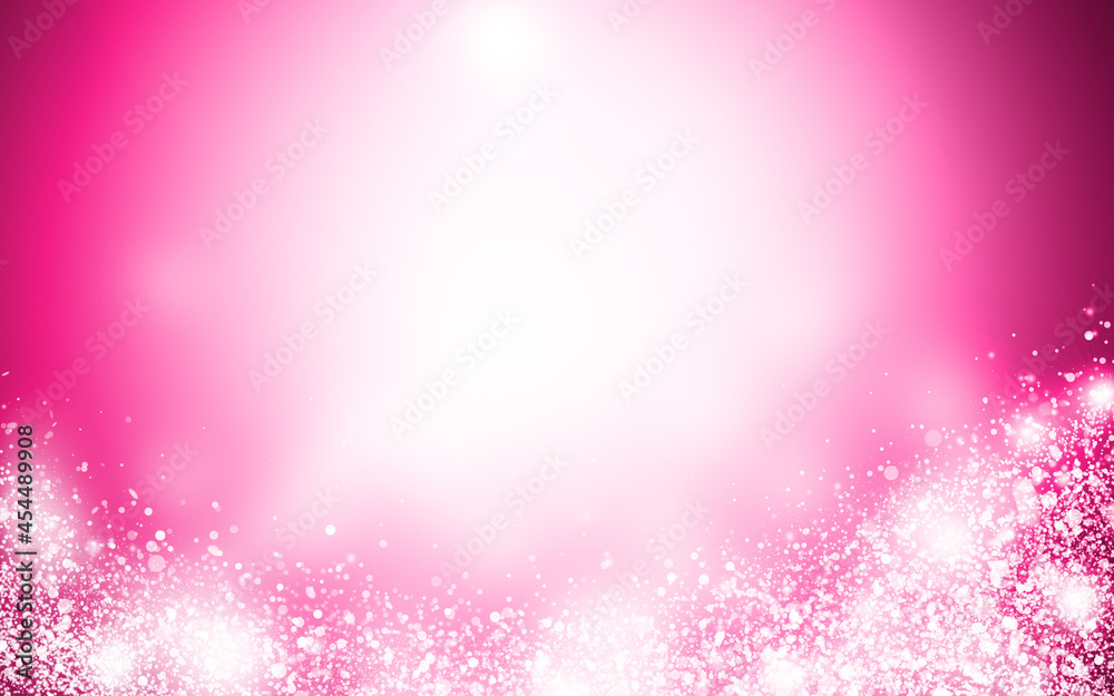 Pink sparkle rays glitter lights with bokeh elegant lens flare abstract background. Dust sparks background. Pink sparkle rays glitter lights with bokeh elegant lens flare abstract background. Dust sparks background.