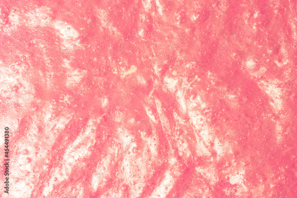 Liquid red slime background with bubbles and highlights Liquid red slime background with bubbles and highlights