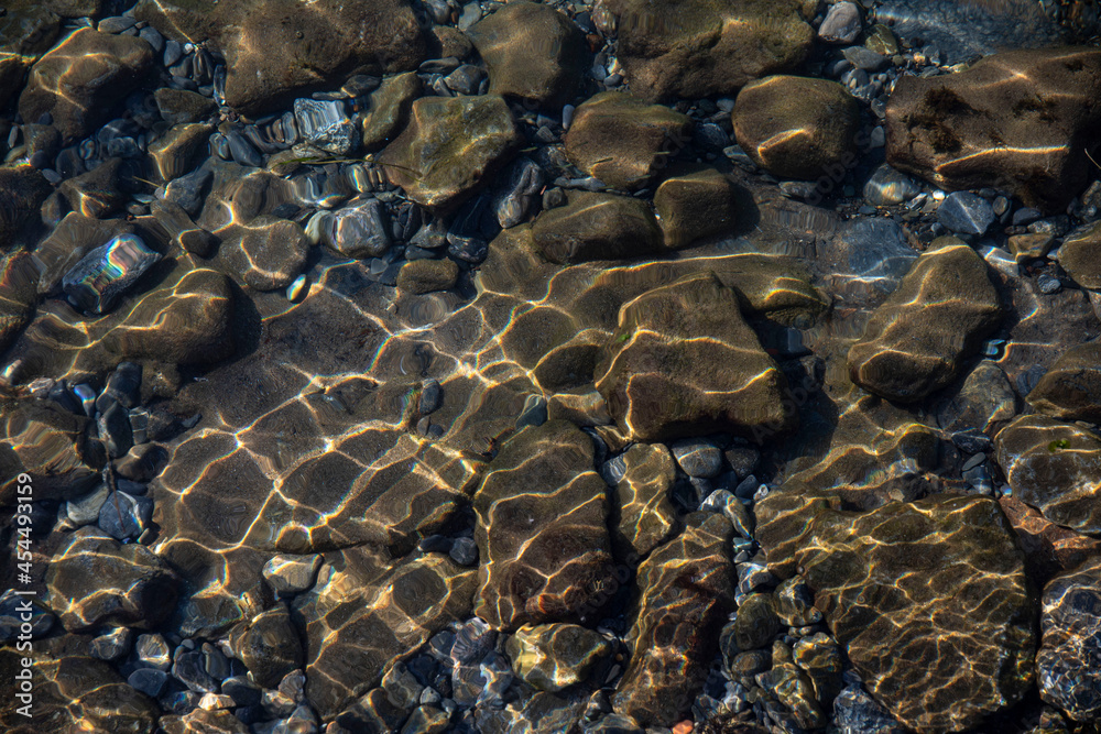 stones in water