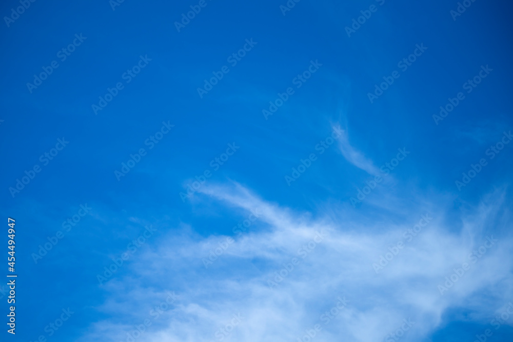 Soft cloud on blue sky background.