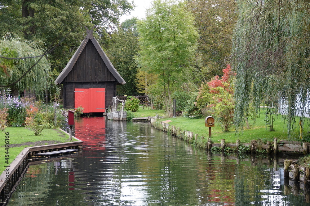 Feuerwehrhaus bei Lehde im Spreewald Feuerwehrhaus bei Lehde im Spreewald
