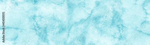 Abstract blue and white watercolor with clouds texture. Painted smoke or haze in blotches design