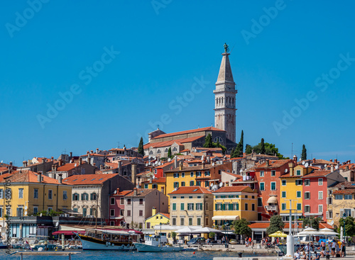 Blick auf die Stadt Rovinj in Kroatien an der Adria