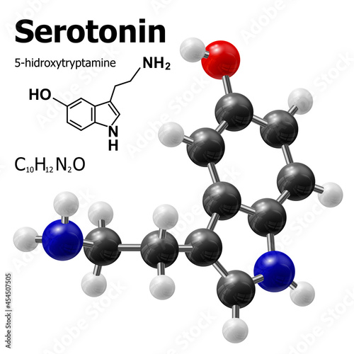 Serotonine molecule