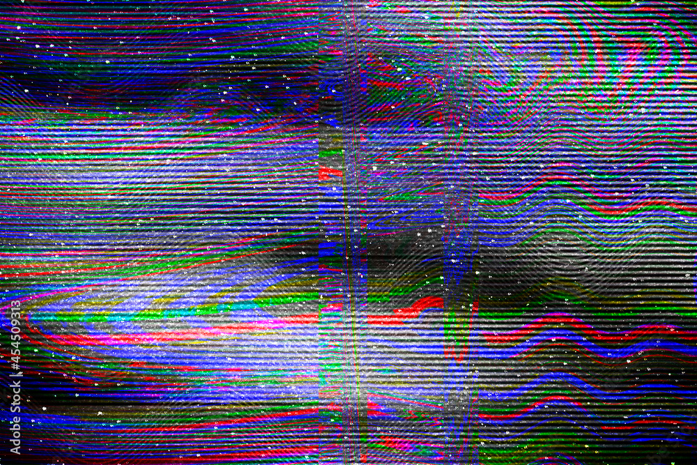 Glitch background. Screen bug effect. Stock Illustration