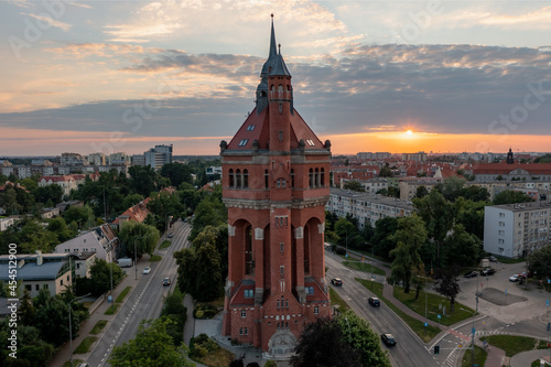 Wieża ciśnień, Krzyki, Wrocław, Dolny Śląsk, Polska
