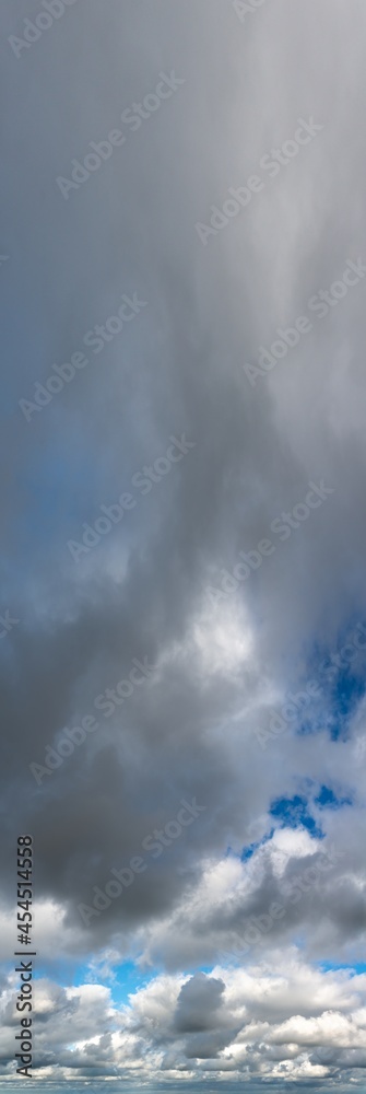 Fantastic clouds against blue sky, panorama Fantastic clouds against blue sky, panorama