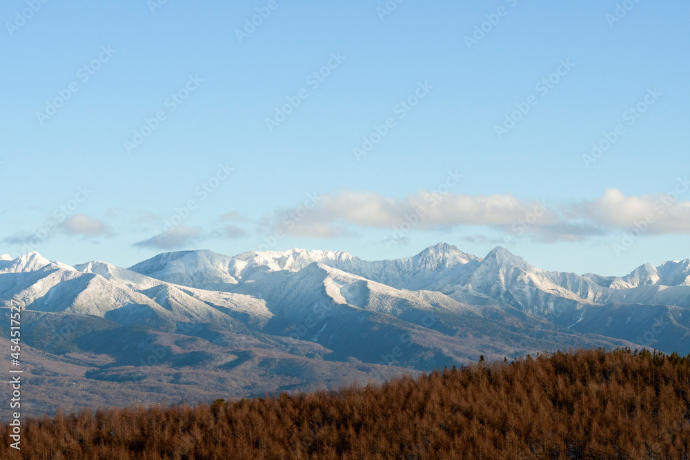八ヶ岳の冬景色