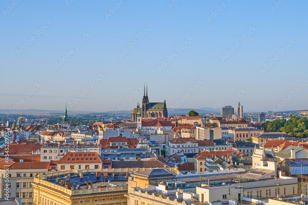 View of Brno with Cathedral of Peter and Paul