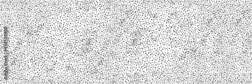 Dot work pattern seamless background. Sand grain effect wallpaper. Chaotic dotted vector backdrop. 
