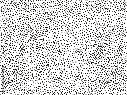 Dot work pattern seamless background. Sand grain effect wallpaper. Chaotic dotted vector backdrop. 
