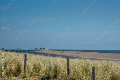 Texel, the Netherlands. August 13, 2021. Landschap van Texel met zicht op de Waddenzee.