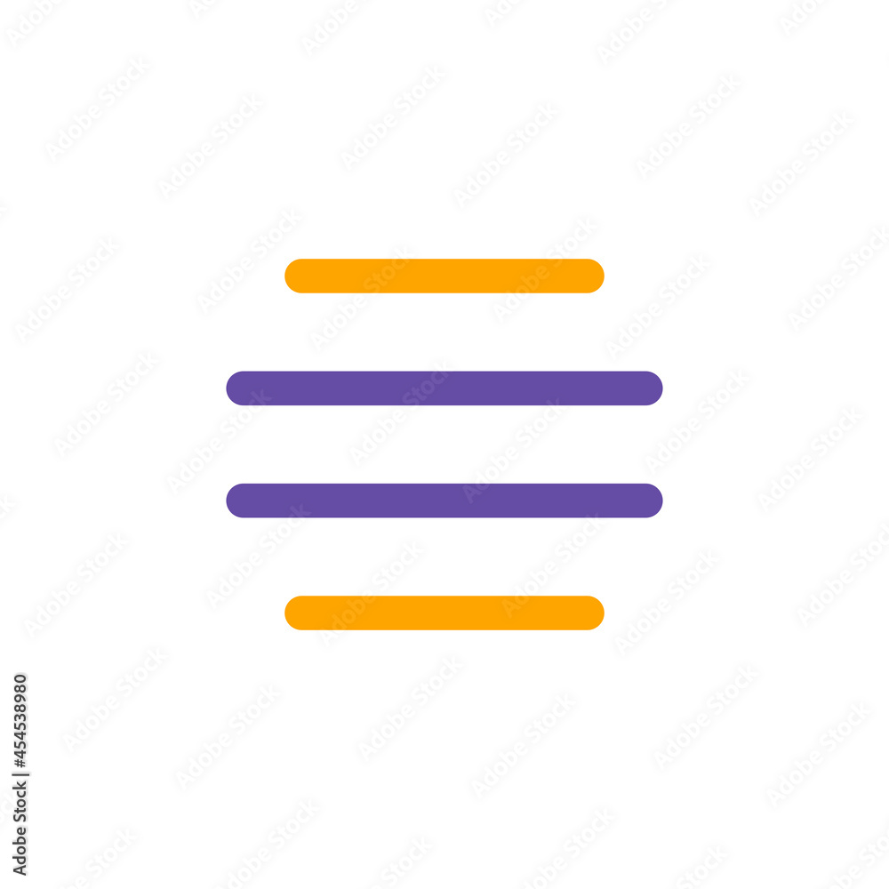 Fog vector isolated flat glyph icon. Weather sign Fog vector isolated flat glyph icon. Weather sign