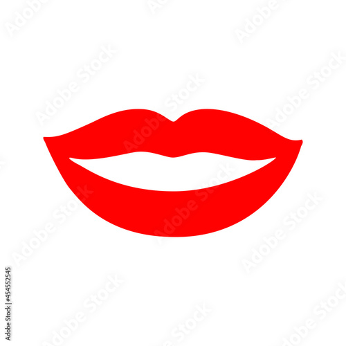 Lips vector icon. kiss illustration sign. woman symbol. love logo.