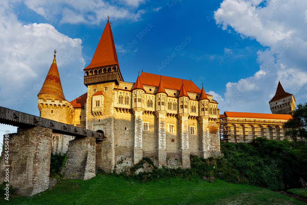 The Hunedoara Castle in Romania