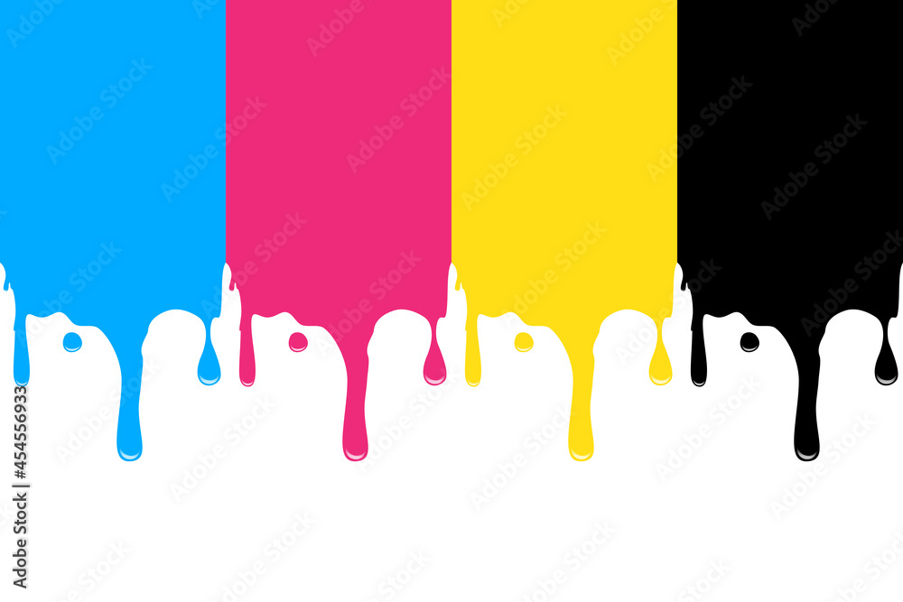 CMYK Color water splash design element 002 CMYK Color water splash design element 002