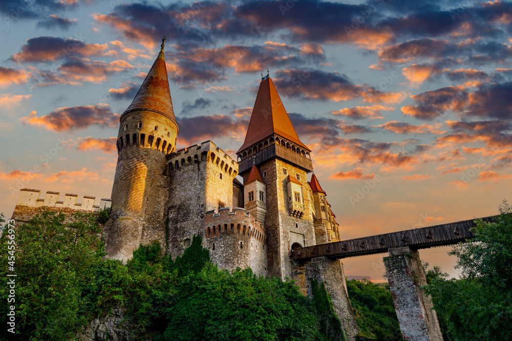 The Hunedoara Castle in Romania