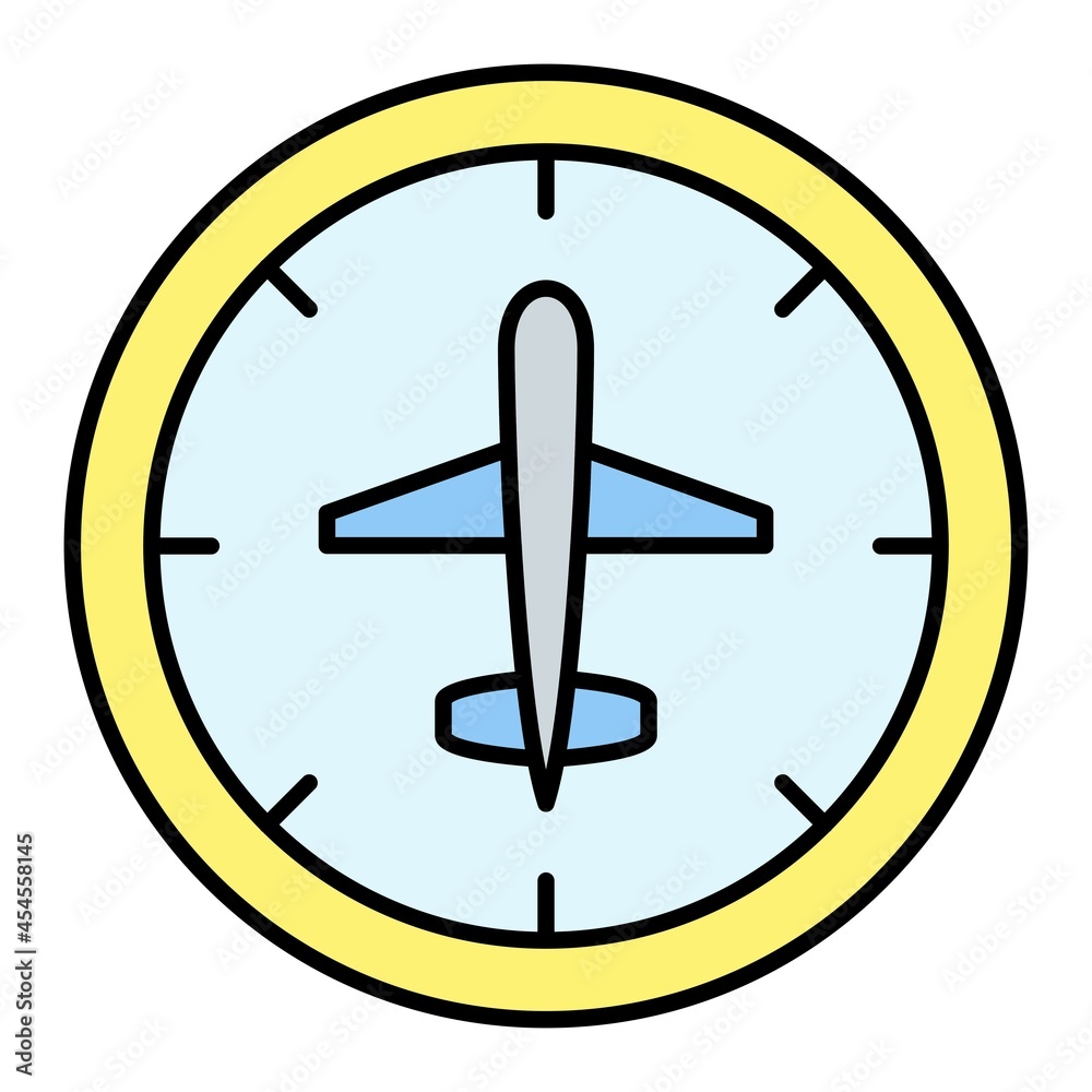 Vector Radar Filled Outline Icon Design Vector Radar Filled Outline Icon Design