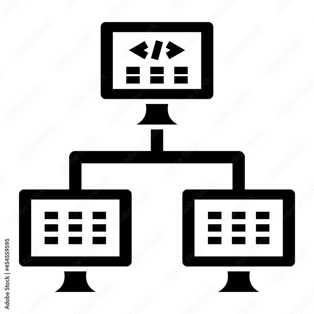 Vector Deployment Glyph Icon Design Vector Deployment Glyph Icon Design