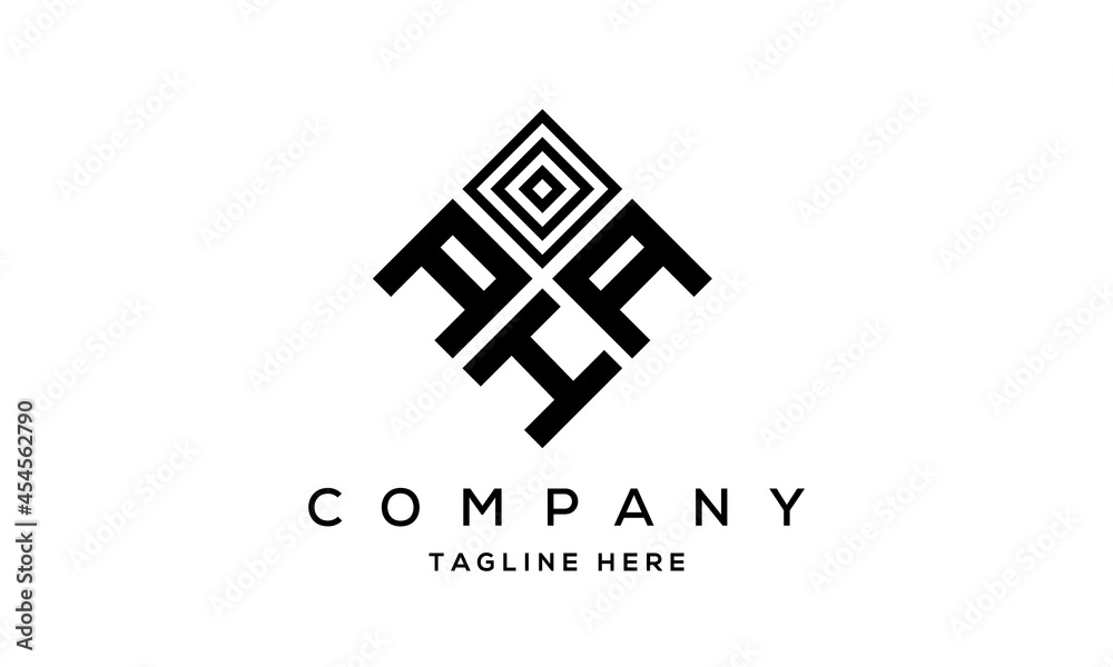 AAH square three latter logo vector AAH square three latter logo vector
