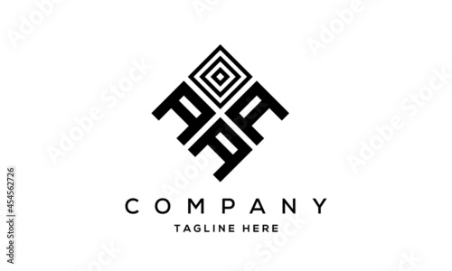 AAA square three latter logo vector