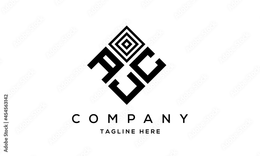 ACJ square three latter logo vector ACJ square three latter logo vector