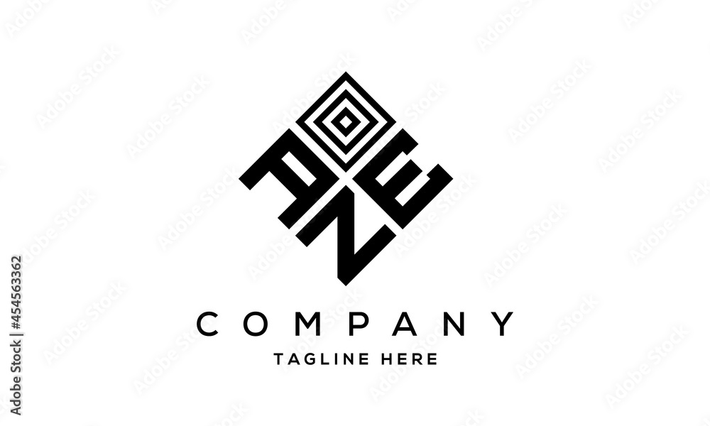 AEN square three latter logo vector AEN square three latter logo vector