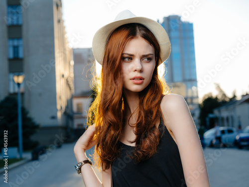 attractive woman outdoors walk rest trips Lifestyle © SHOTPRIME STUDIO